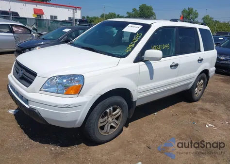 2005 Honda Pilot Ex-L z USA, uszkodzony, nr VIN 5FNYF18665B018060